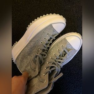 men’s sneaker shoes, converse, gray, brand new